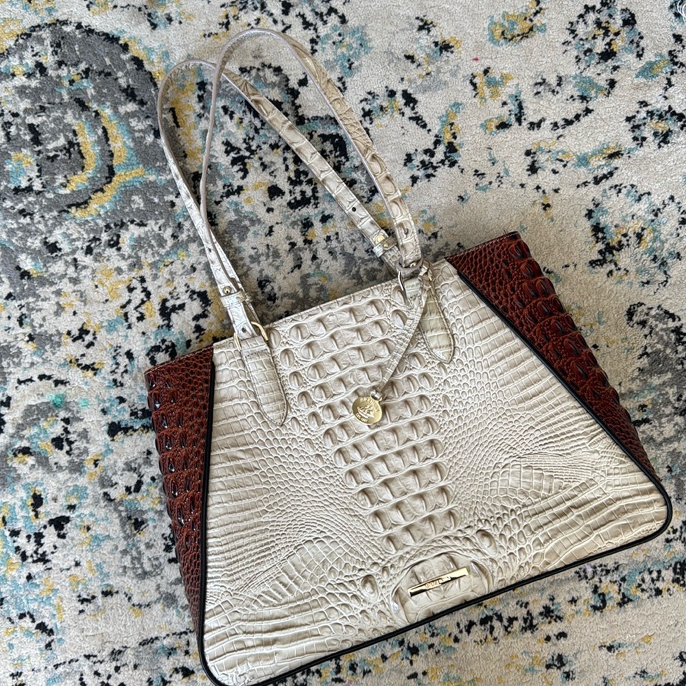 Brahmin Two-Toned Medium Asher